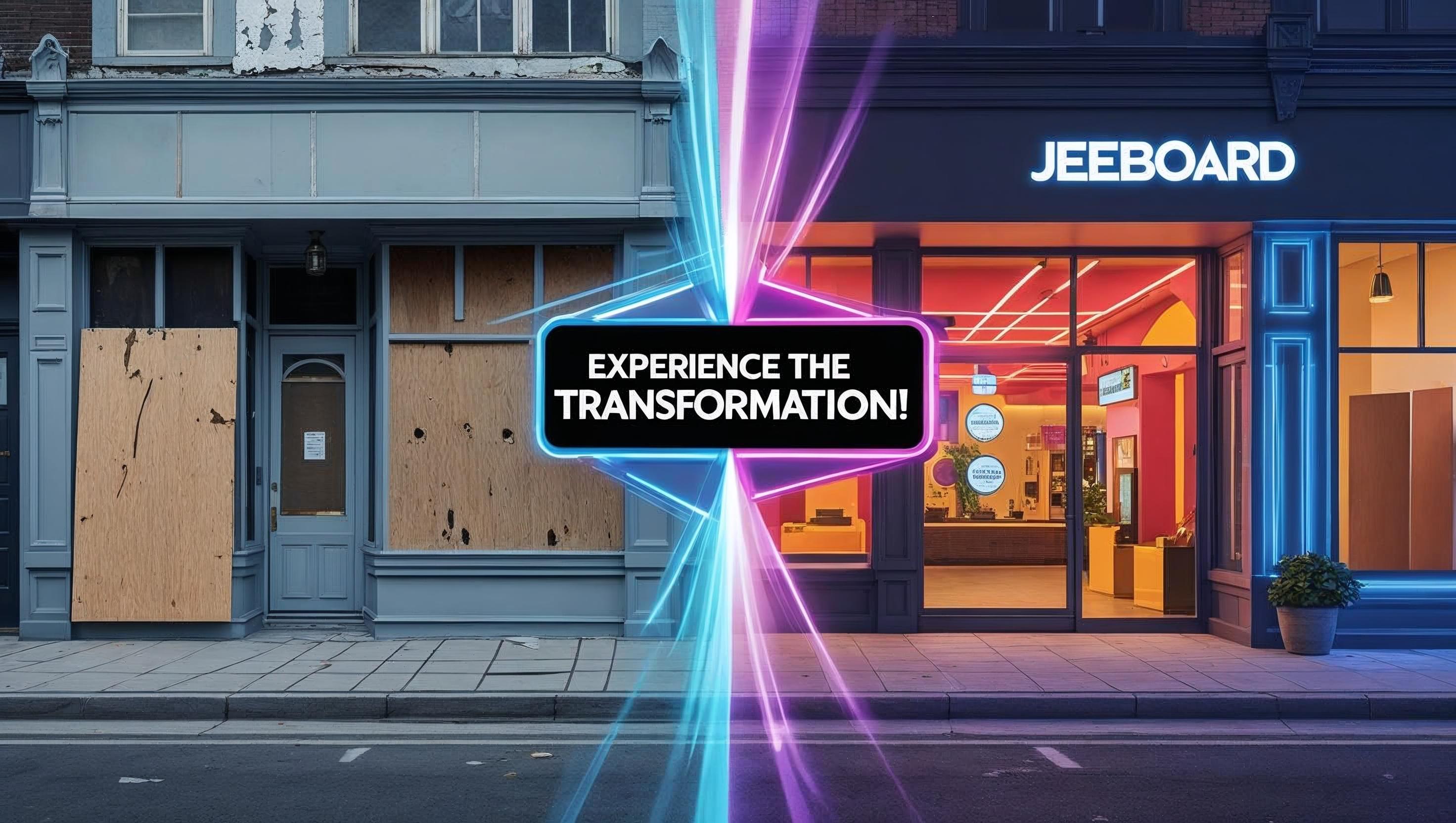 Small businesses using Jeeboard digital signage