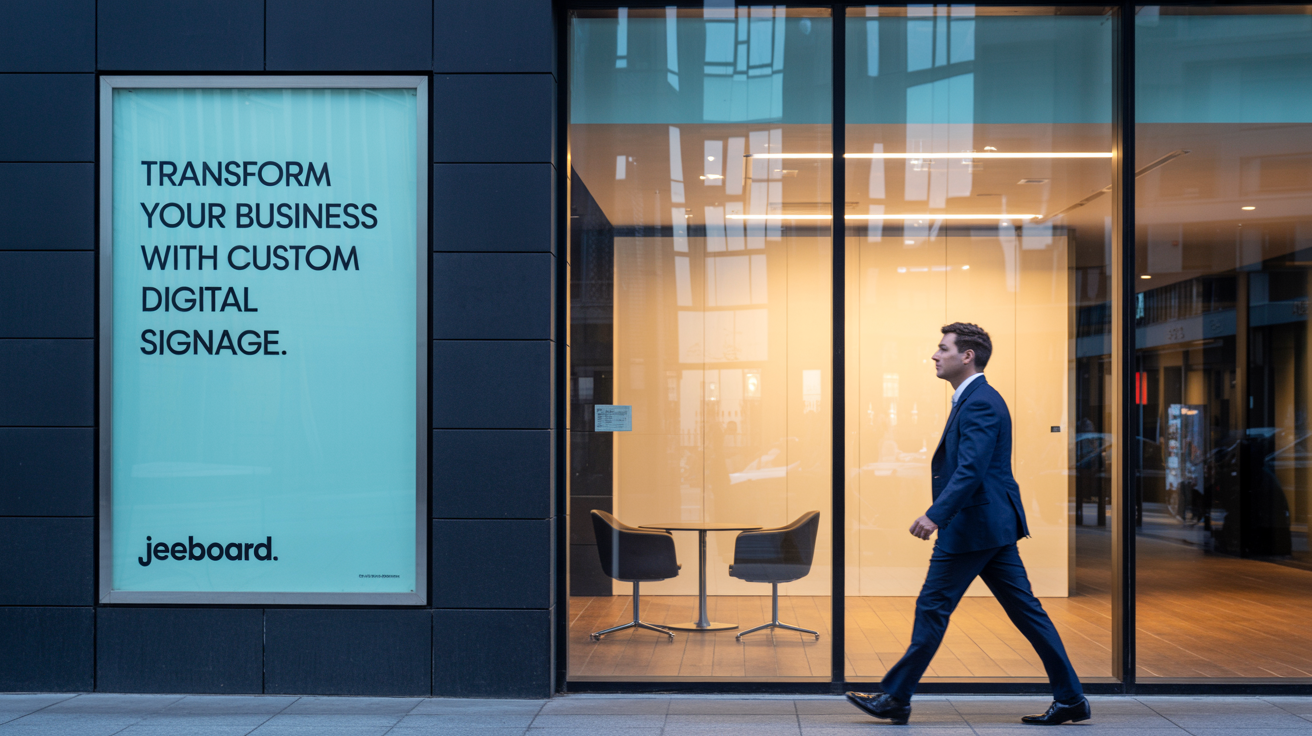 Digital signage content management interface