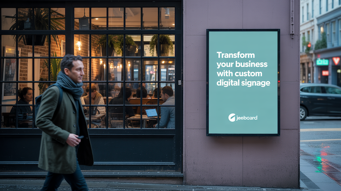 Gourmet Bistro digital menu boards